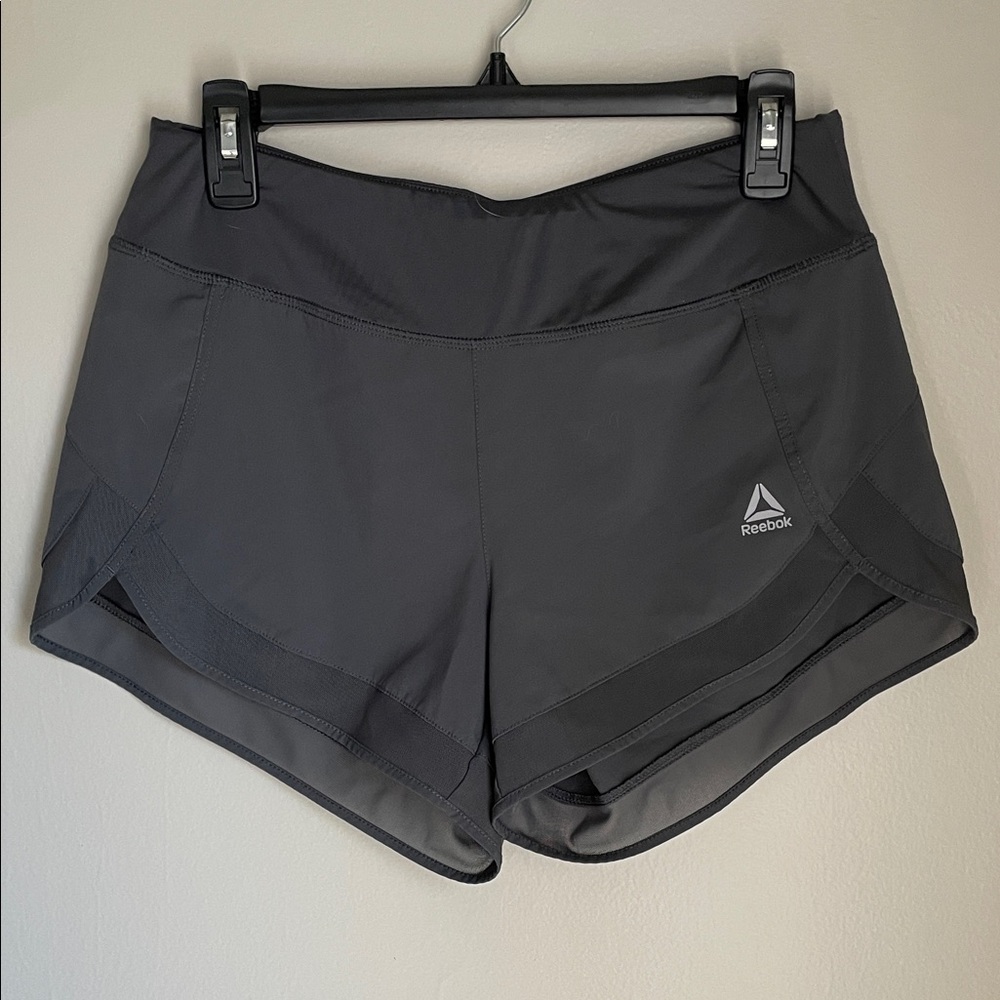 Reebok Women's Charcoal Athletic Shorts